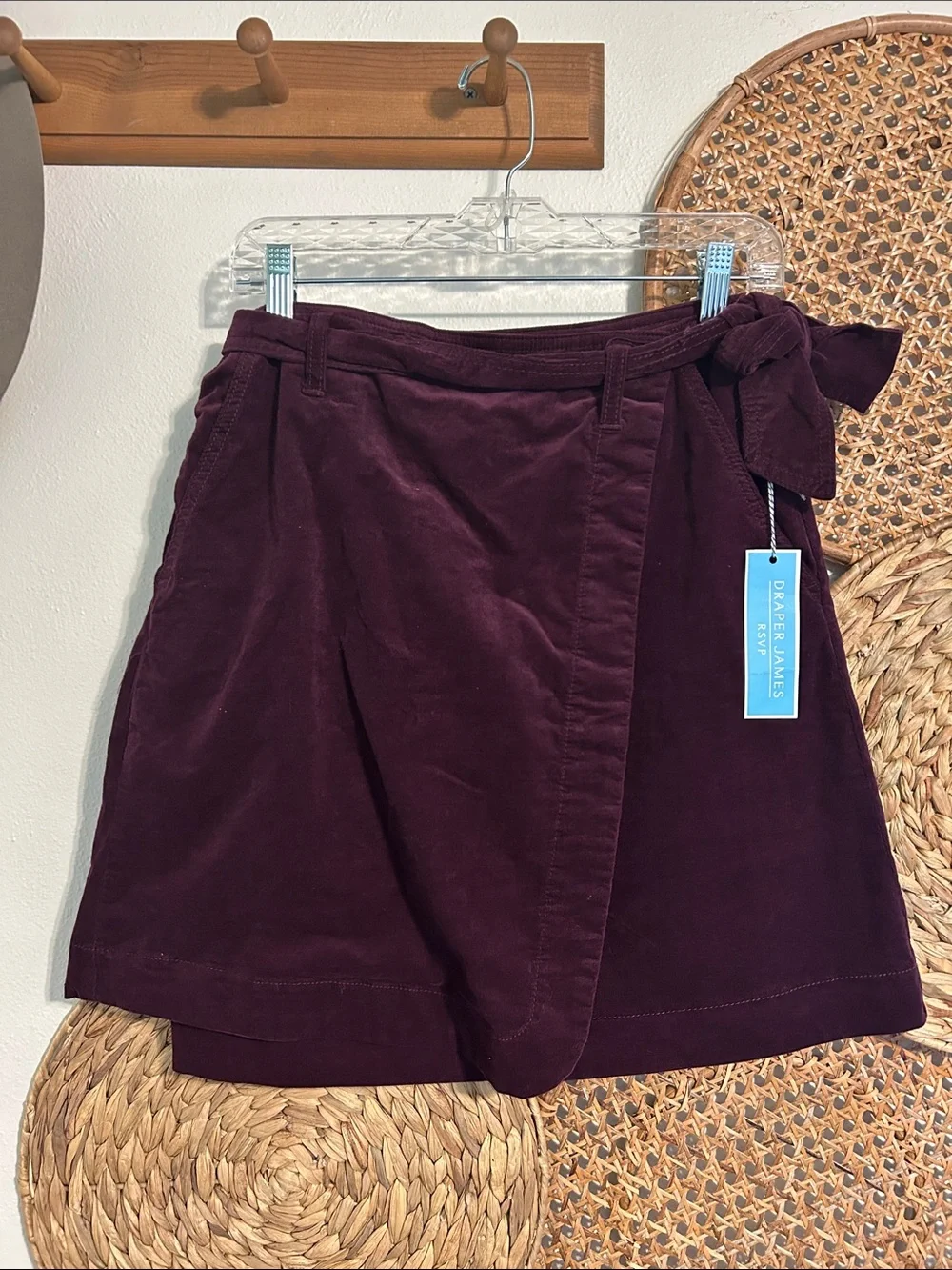 NWT Draper James Mini Wrap Skirt Size Small
